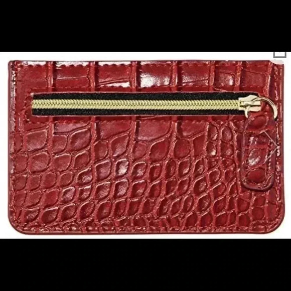 Red B-low The Belt Croc Card Case - Picture 6 of 7